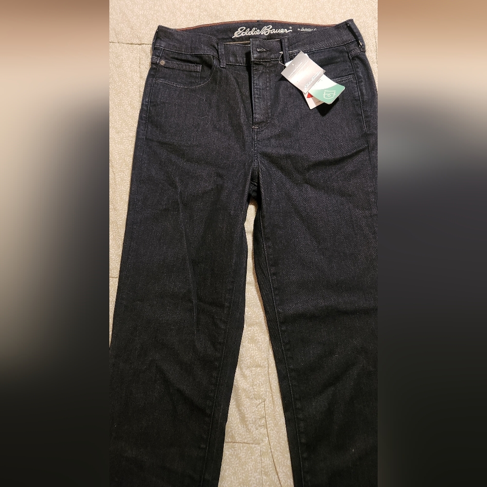 Eddie Bauer Women's Slightly Curvy-High Rise Jeans